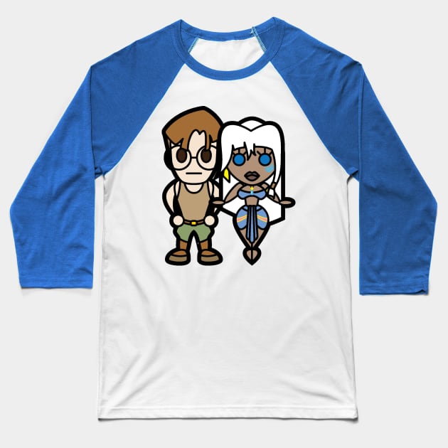 Milo and Kida Tooniefied Baseball T-Shirt by Tooniefied